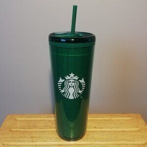 2024 Starbucks Cold Beverage Green Tumbler 24oz